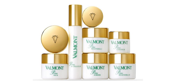 Valmont Creams on white background