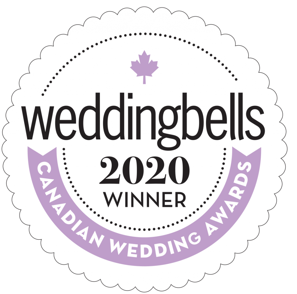 Wedding Bells Canadian Wedding Awards 2020 Winner