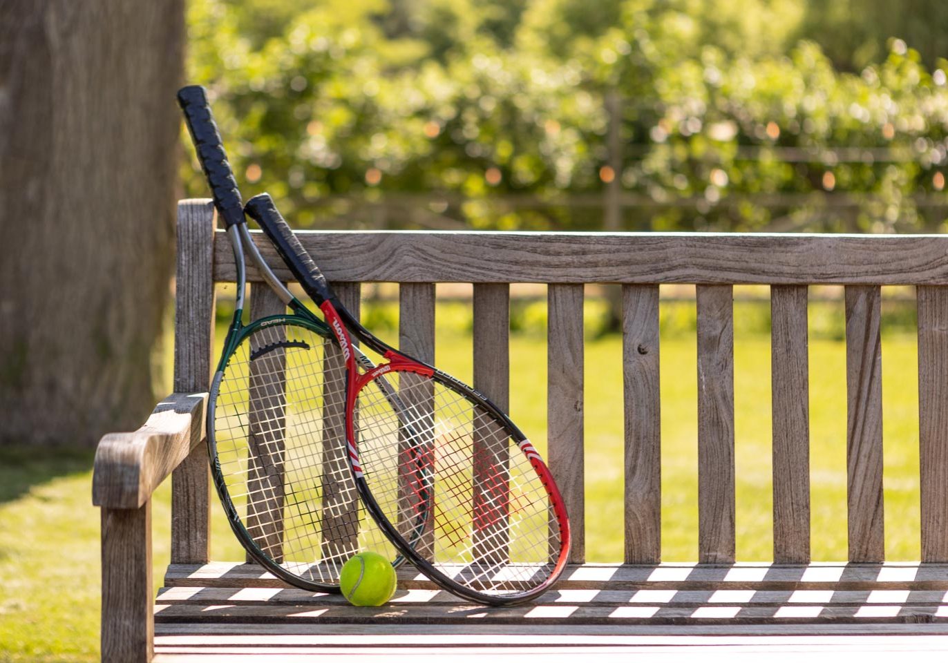 Tennis court and Croquet lawns